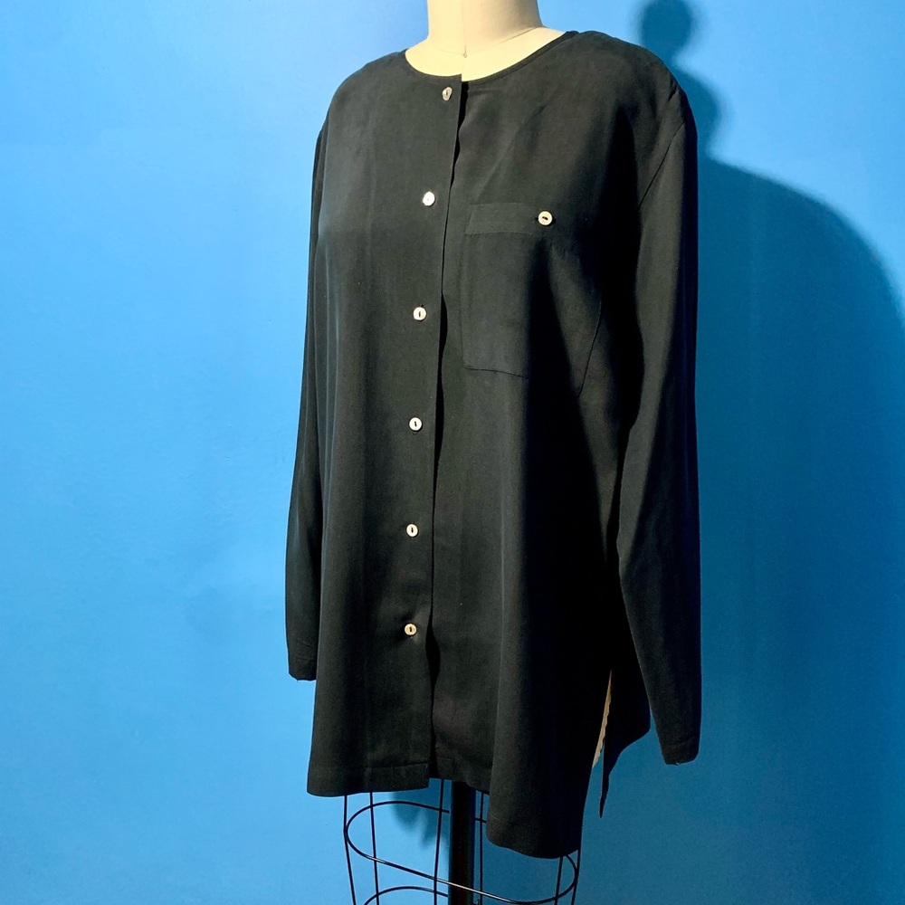 Vintage Rafaella 💯 silk tunic